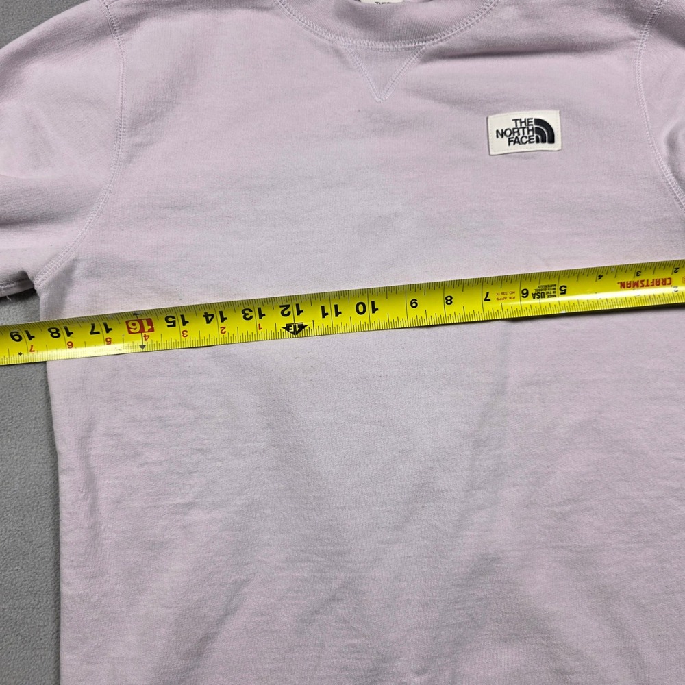 North Face Sweatshirt Womens Small Lavender Pink - Picture 4 of 9